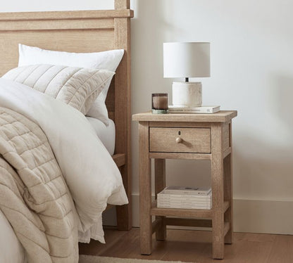 Farmhouse Mini Nightstand (18")