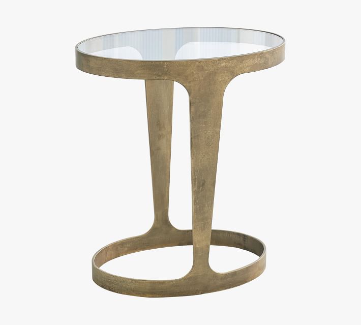 Farrah Oval Accent Table (18")