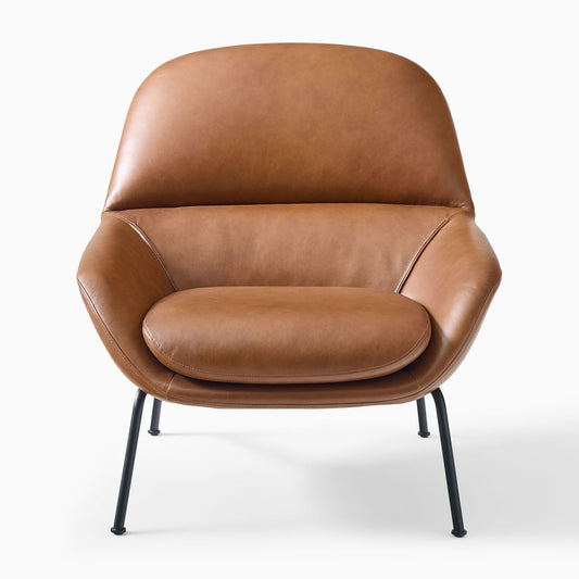 Fillmore Mid-Century Leather Chair