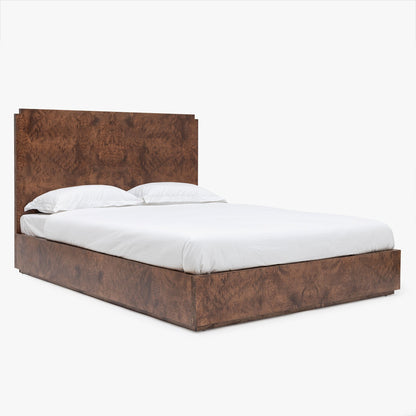 Finlo Burled Wood Bed