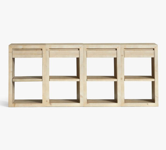 Folsom Storage Shelves With Drawers (84")