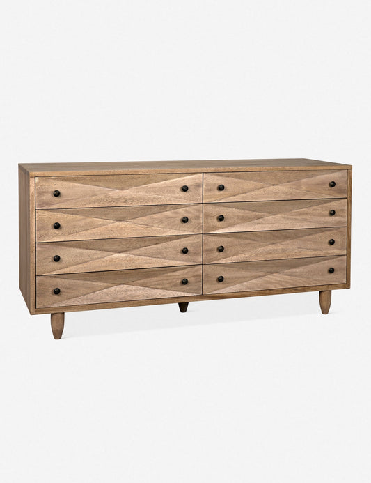 Sen 8-Drawer Dresser - Dark Walnut