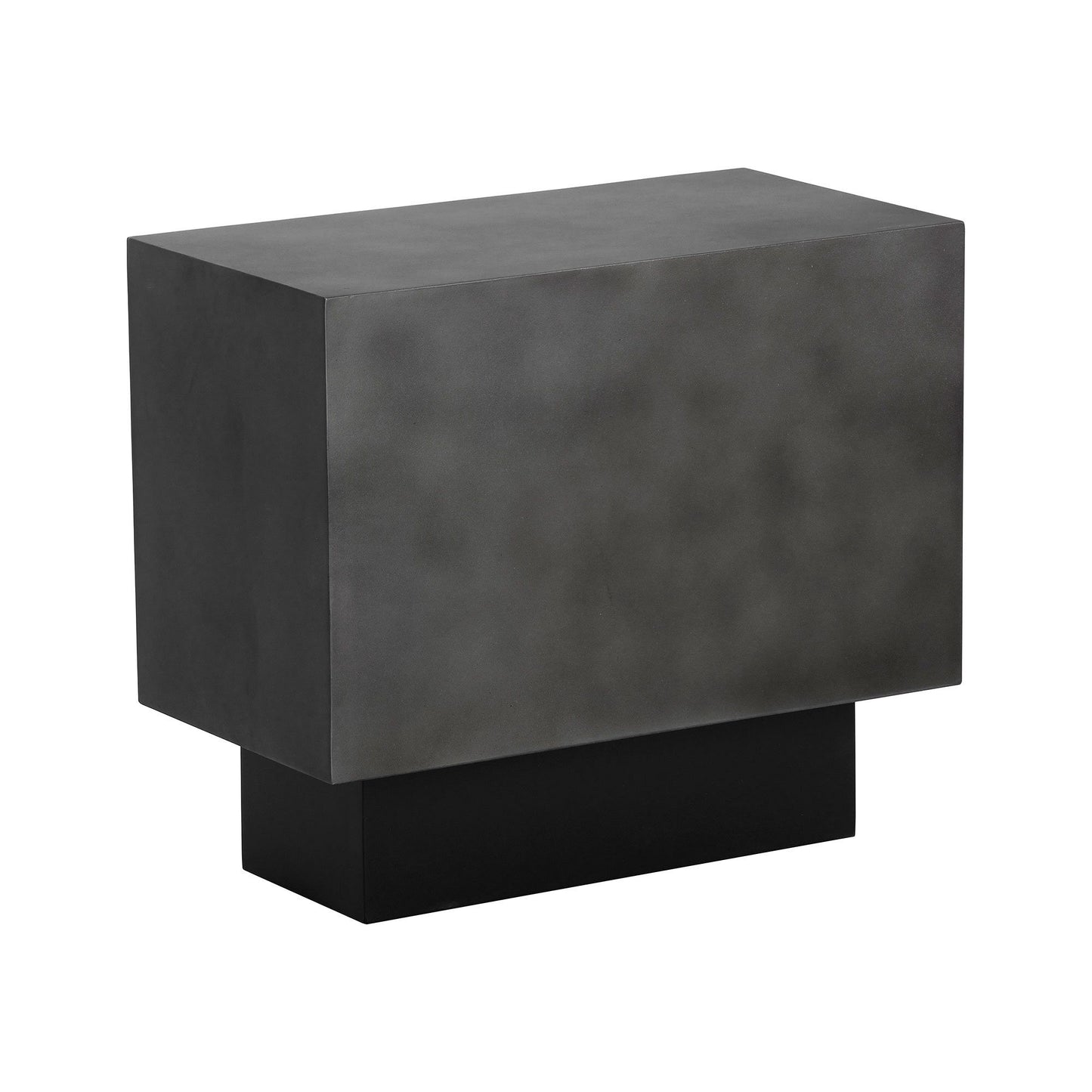 Gunmetal Steel Side Table (24")