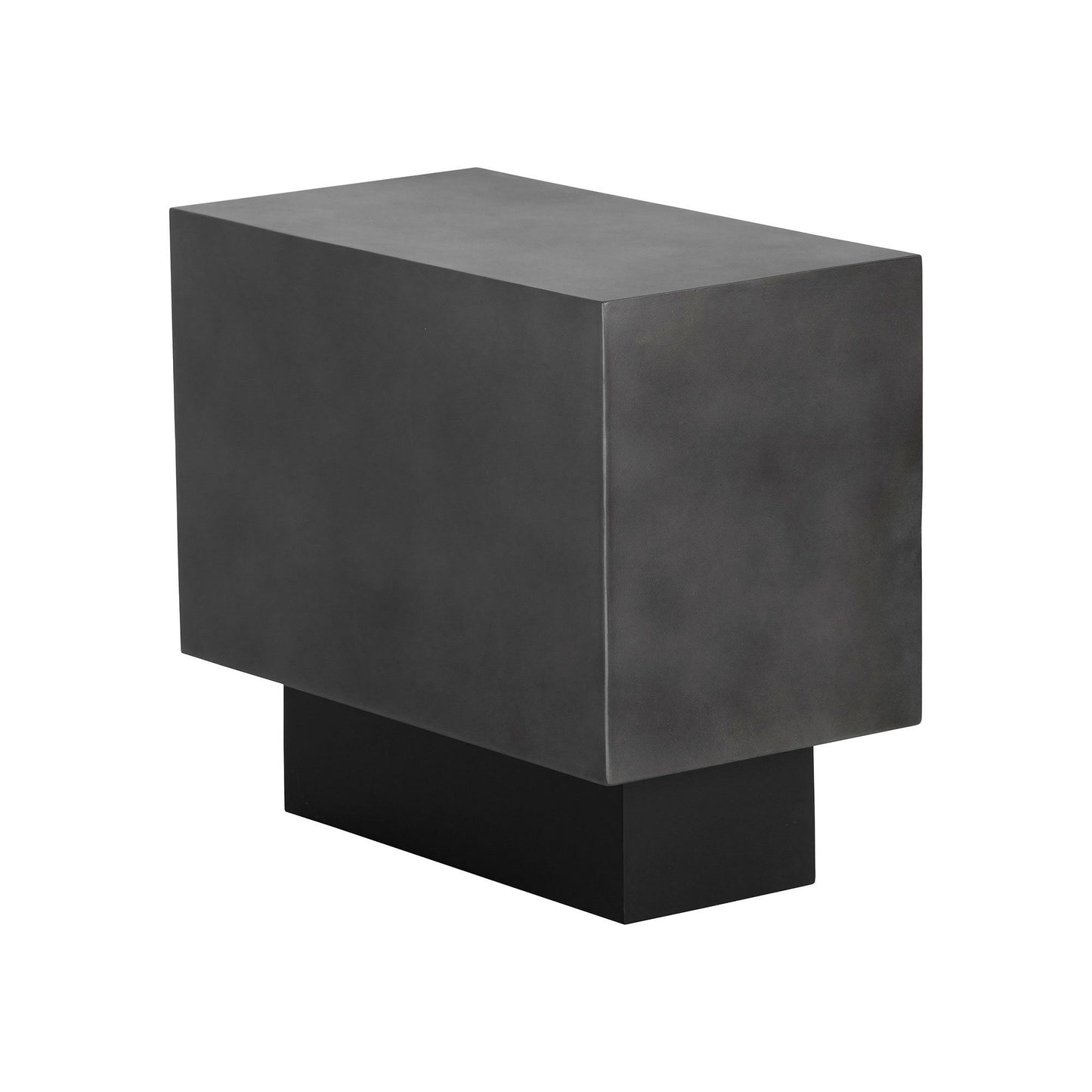 Gunmetal Steel Side Table (24")