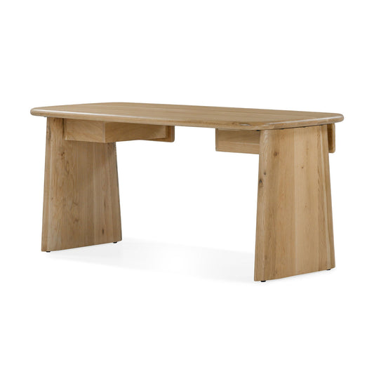 Hadleigh Sculpted Oak Desk (66")