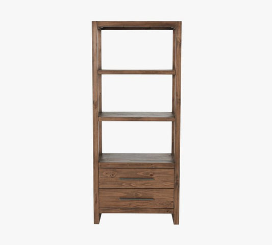 Harlo Open Bookcase With Drawers (30")