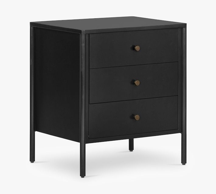 Harmon Metal Nightstand (24")