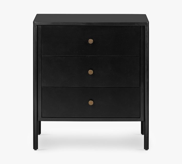 Harmon Metal Nightstand (24")