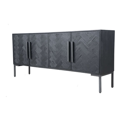 Herringbone Wood Buffet (77")