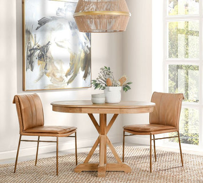 Hyeres Oval Pedestal Dining Table (47")