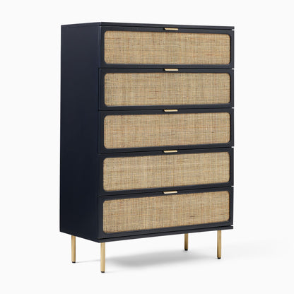 Ida Woven 5-Drawer Dresser (36")