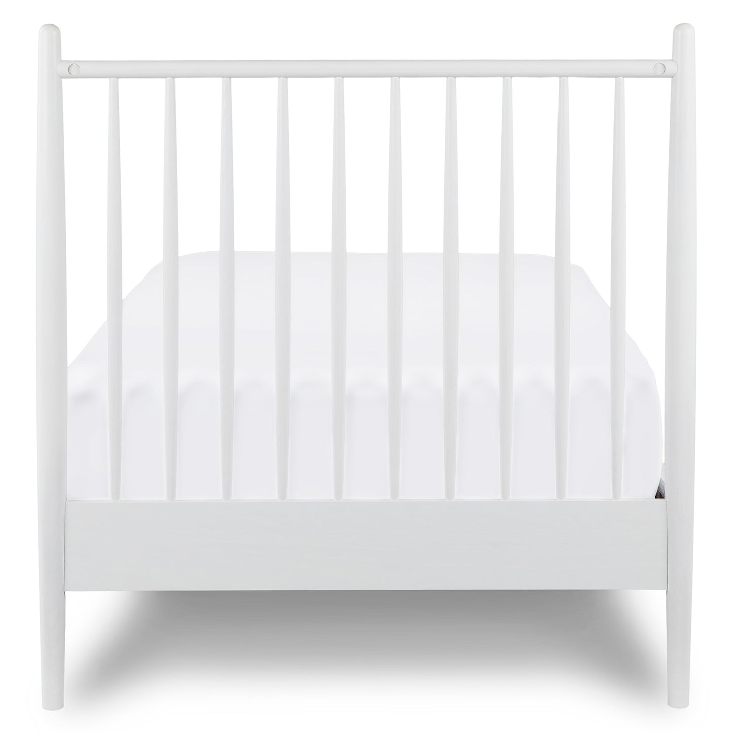 Lenia White Twin Bed