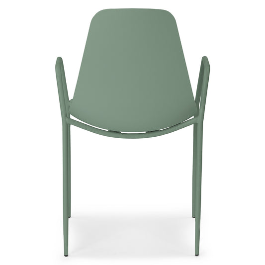 Svelti Aloe Green Stackable Dining Armchair