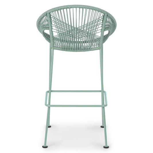 Kasiko Celadon Green Bar Stool