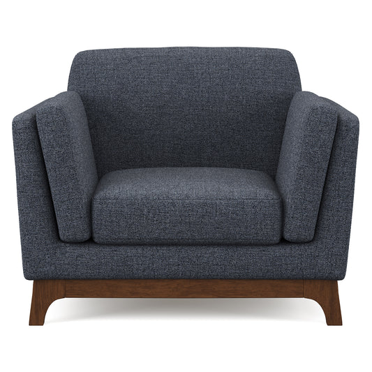 Ceni 39" Lounge Chair - Denim Blue