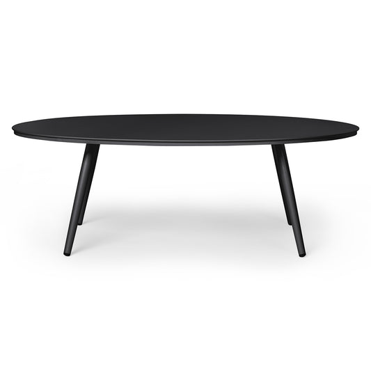 Halden Dark Charcoal Oval Coffee Table