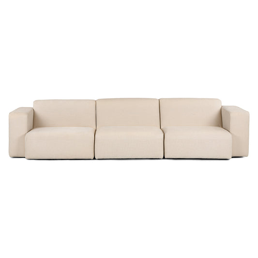 Sanna 128" Modular Sofa - Magnet Ivory