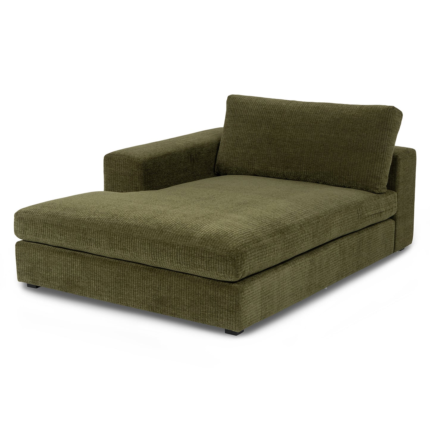 Beta 49" Left Chaise Module - Cypress Green