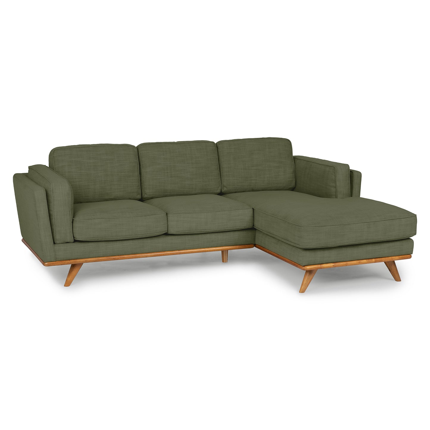 Timber 93" Right Sectional - Olio Green