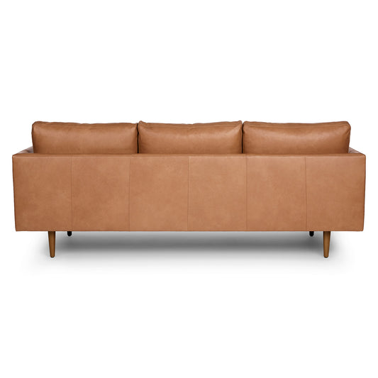 Burrard 83.5" Leather Sofa - Bella Caramel