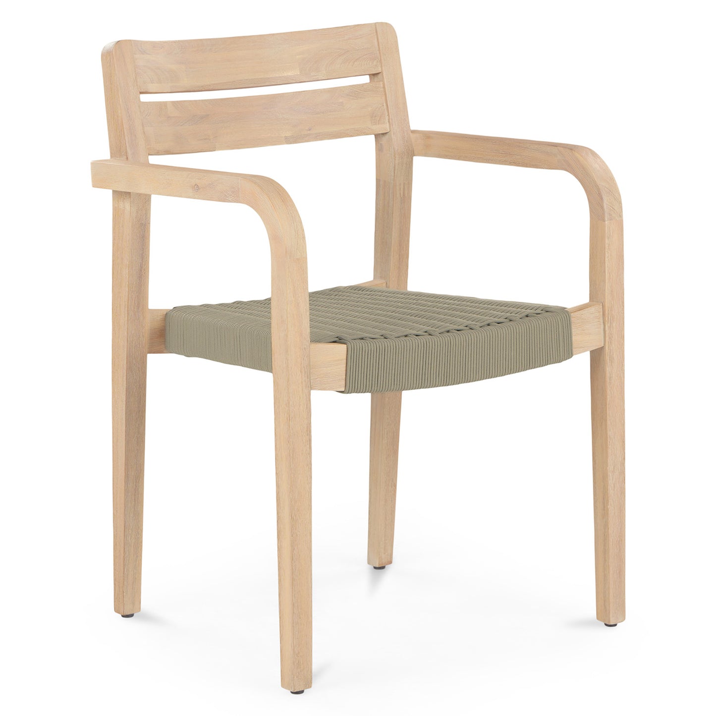 Reyes Sun-Bleached Gray Stackable Dining Armchair