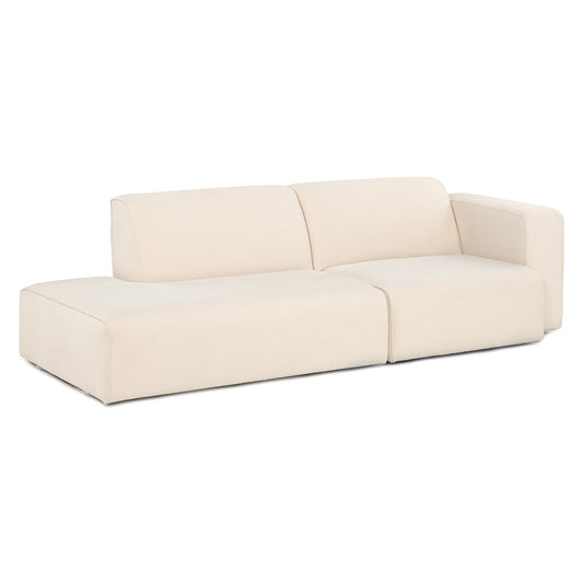 Sanna 100" Right Arm Modular Sofa - Magnet Ivory