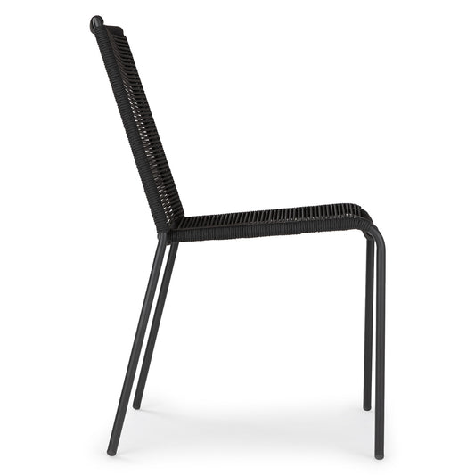 Zina Ember Black Dining Chair