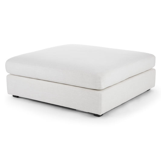 Beta 45" Ottoman - Quartz White