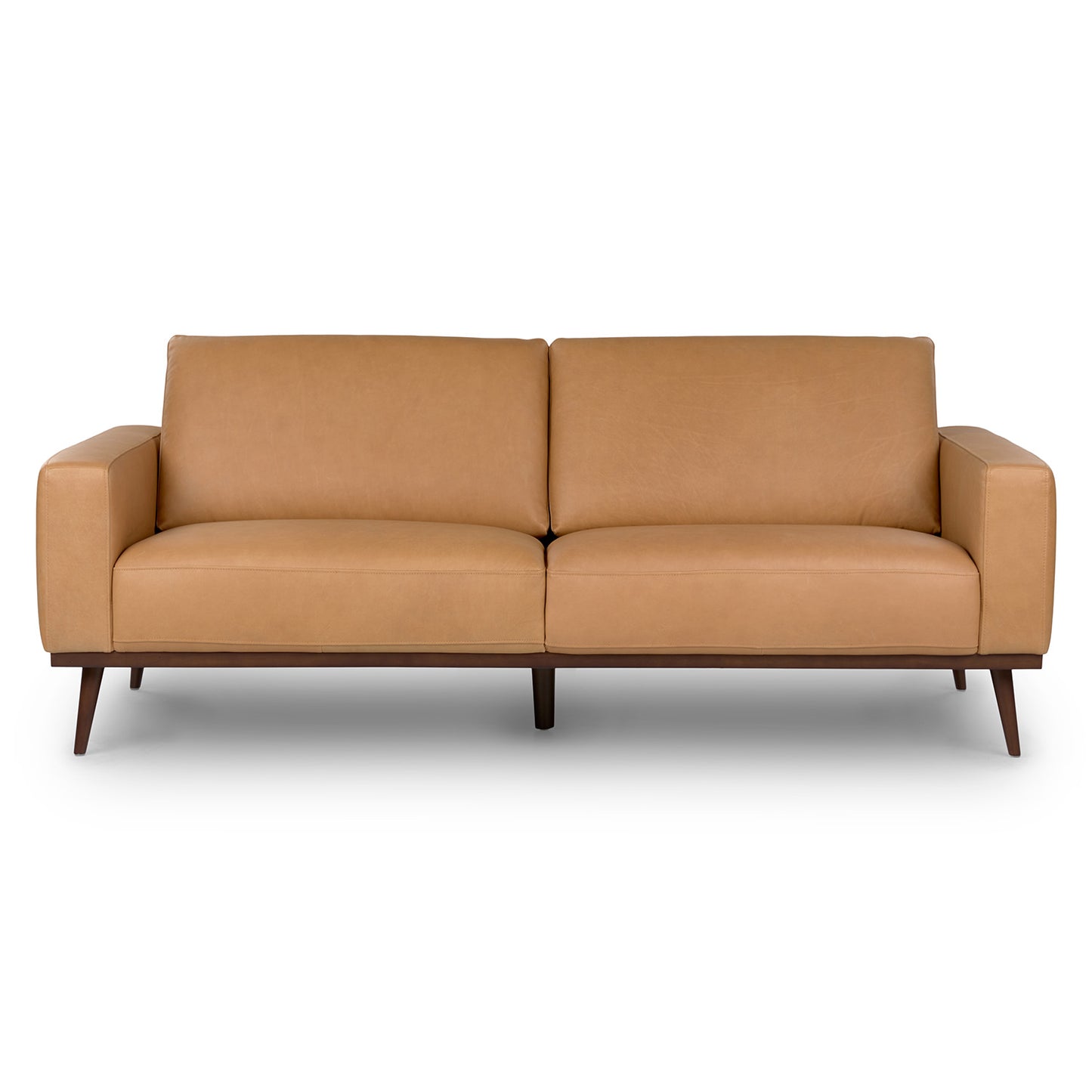 Rhett 84" Leather Sofa - Charme Tan