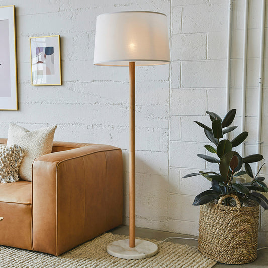 Arvo White Floor Lamp