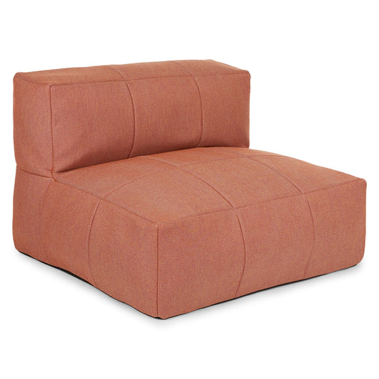 Corvos Saffron Red Armless Chair Module