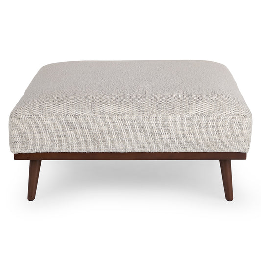 Rhett 38.5" Ottoman - Pepper Ivory