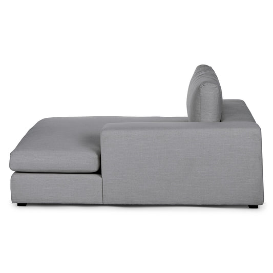 Beta 49" Right Chaise Module - Summit Gray