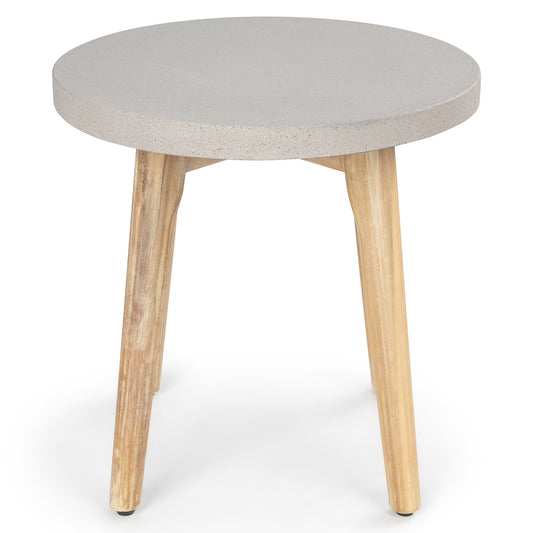 Atra Concrete Round Side Table