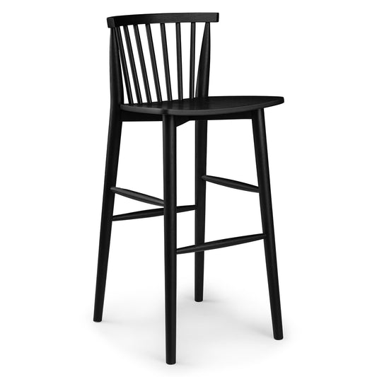 Rus Black Counter Stool