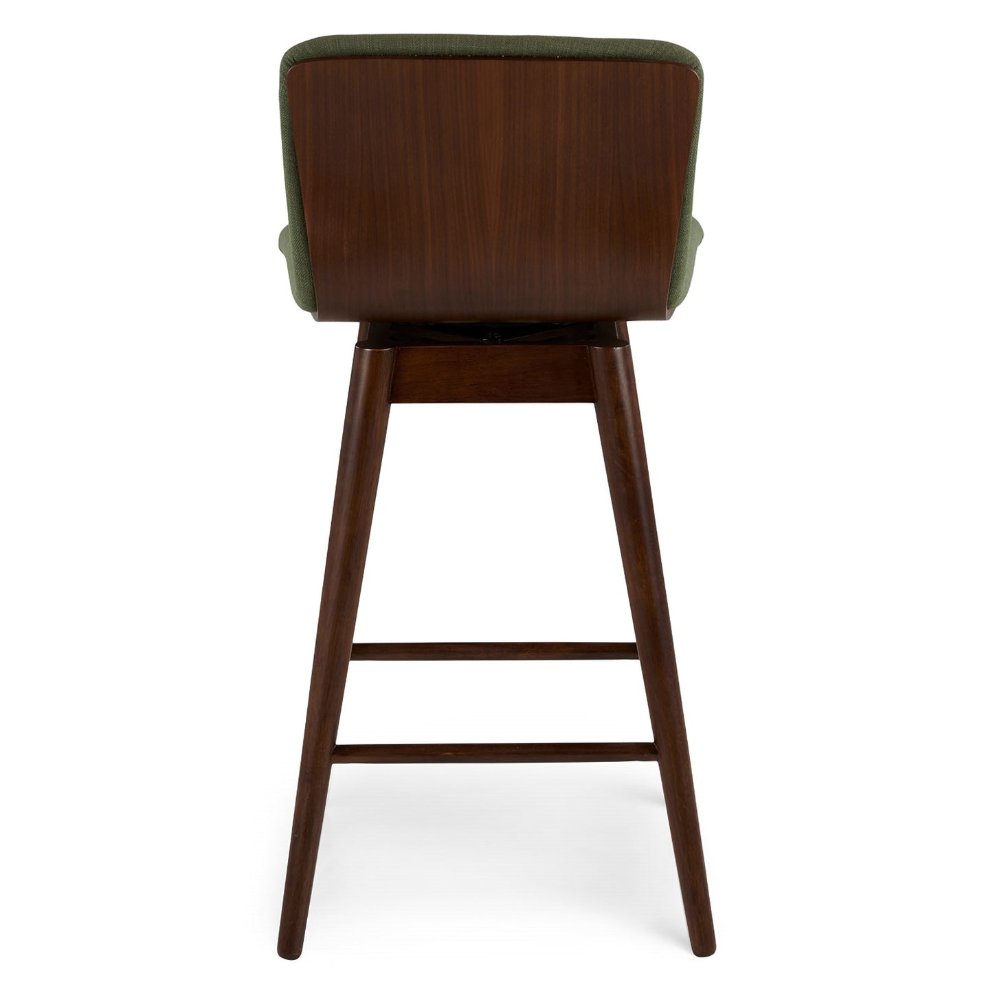 Sede Olio Green Walnut Swivel Counter Stool