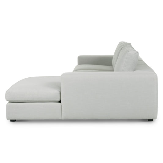 Beta 137.5" Right Modular Chaise Sectional - Welsh Gray