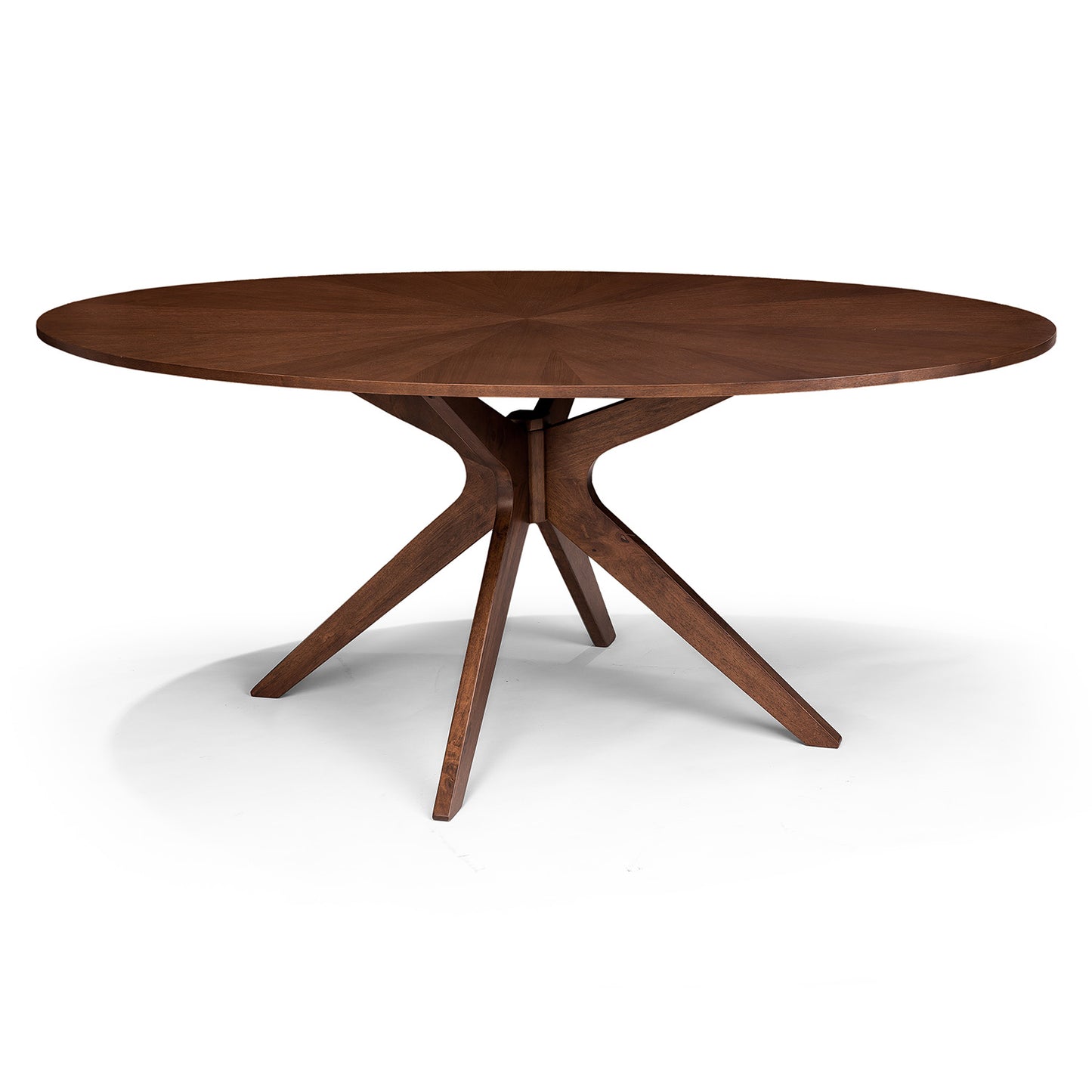 Conan Walnut Oval Dining Table