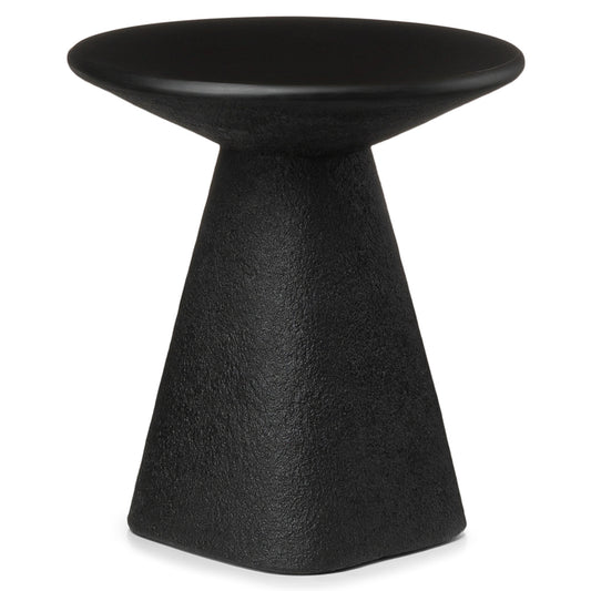 Ozetta Moonlit Black Side Table