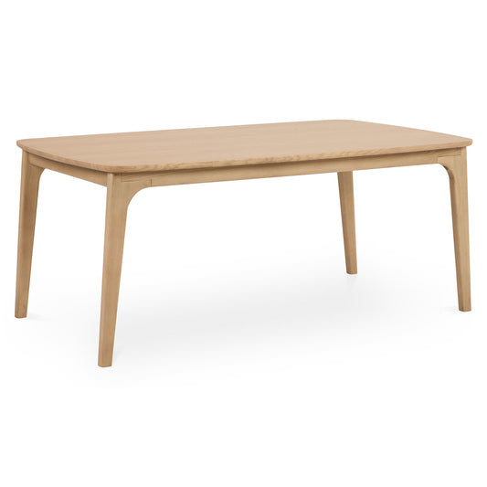 Plumas White Oak Dining Table For 6