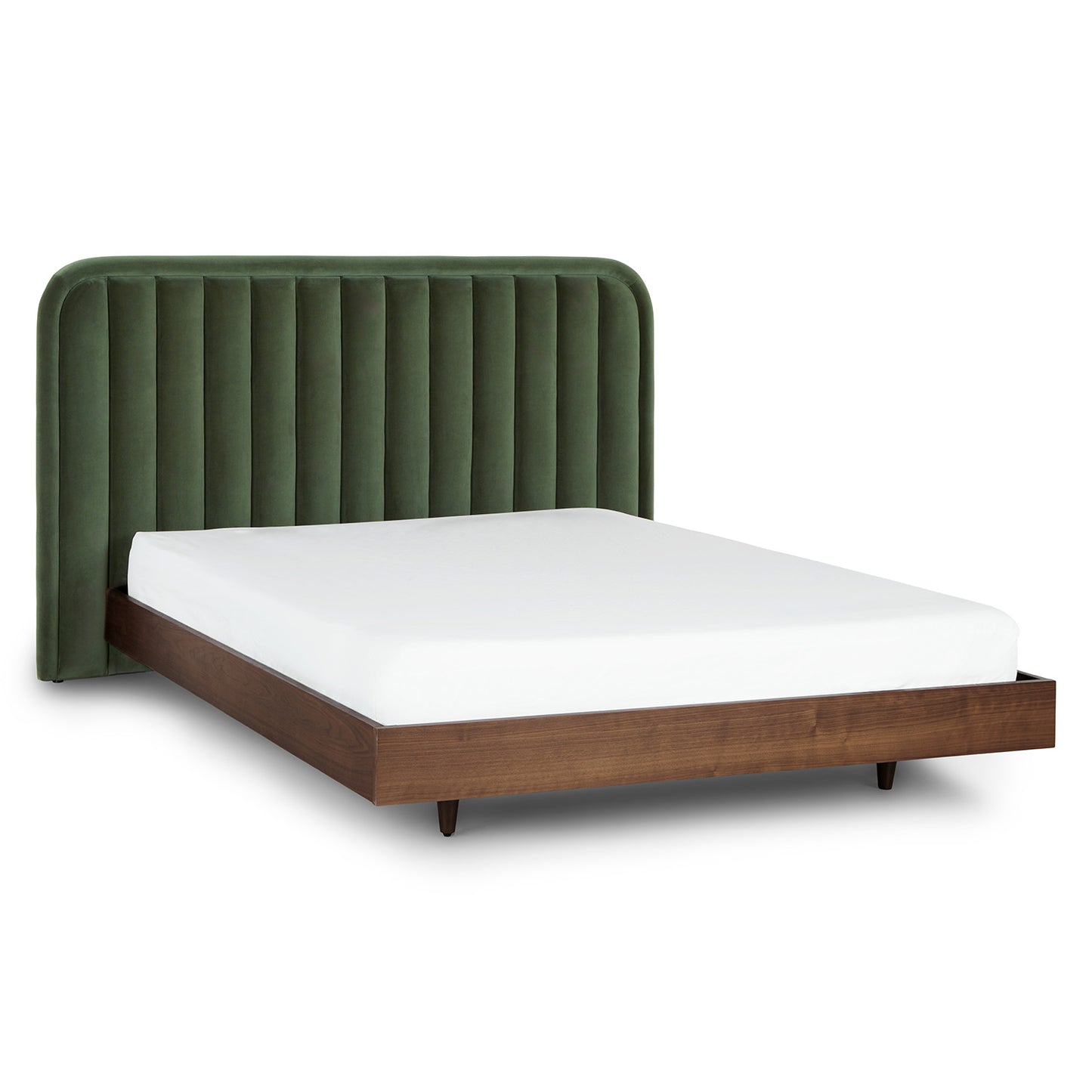 Rolph Plush Pacific Green Queen Headboard