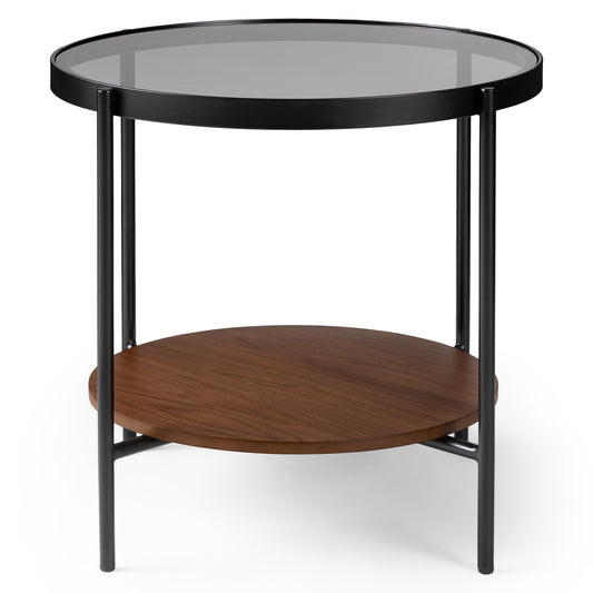 Vitri Walnut Side Table