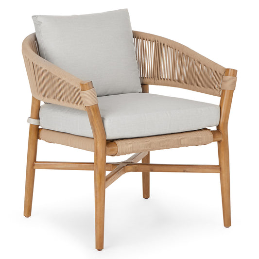 Makali Lily White Lounge Chair