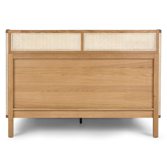 Candra Oak Queen Bed