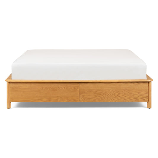 Pactera Oak King Storage Bed