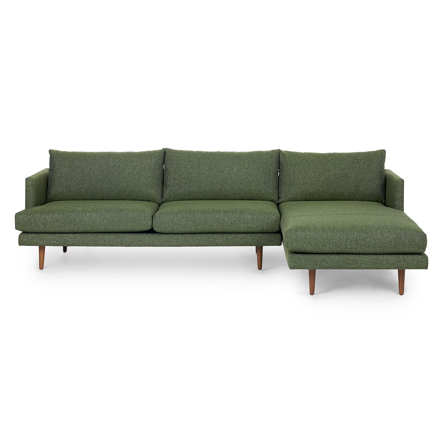 Burrard 112" Right Sectional - Forest Green