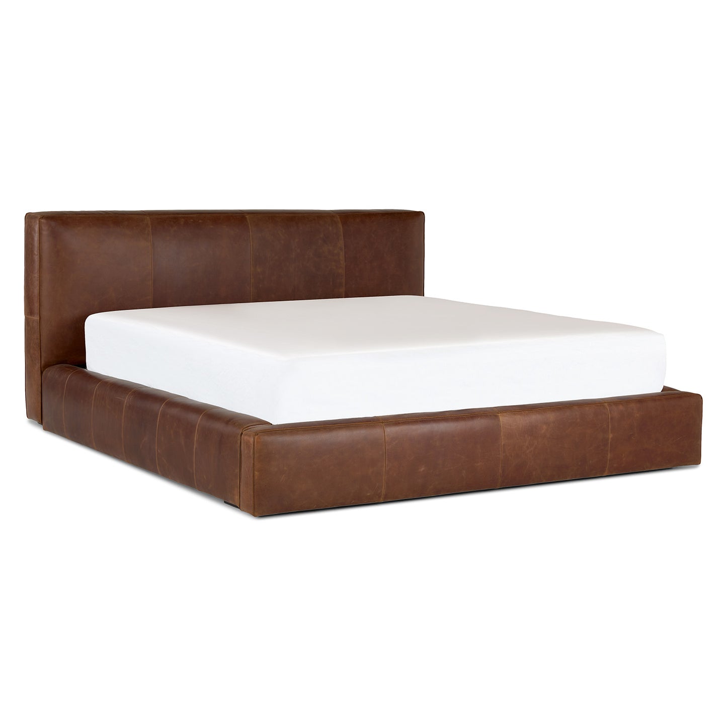 Cigar Rawhide Brown King Storage Bed