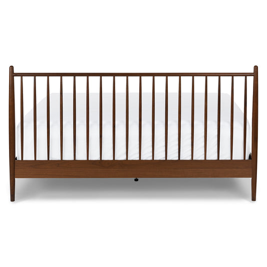 Lenia Walnut King Bed