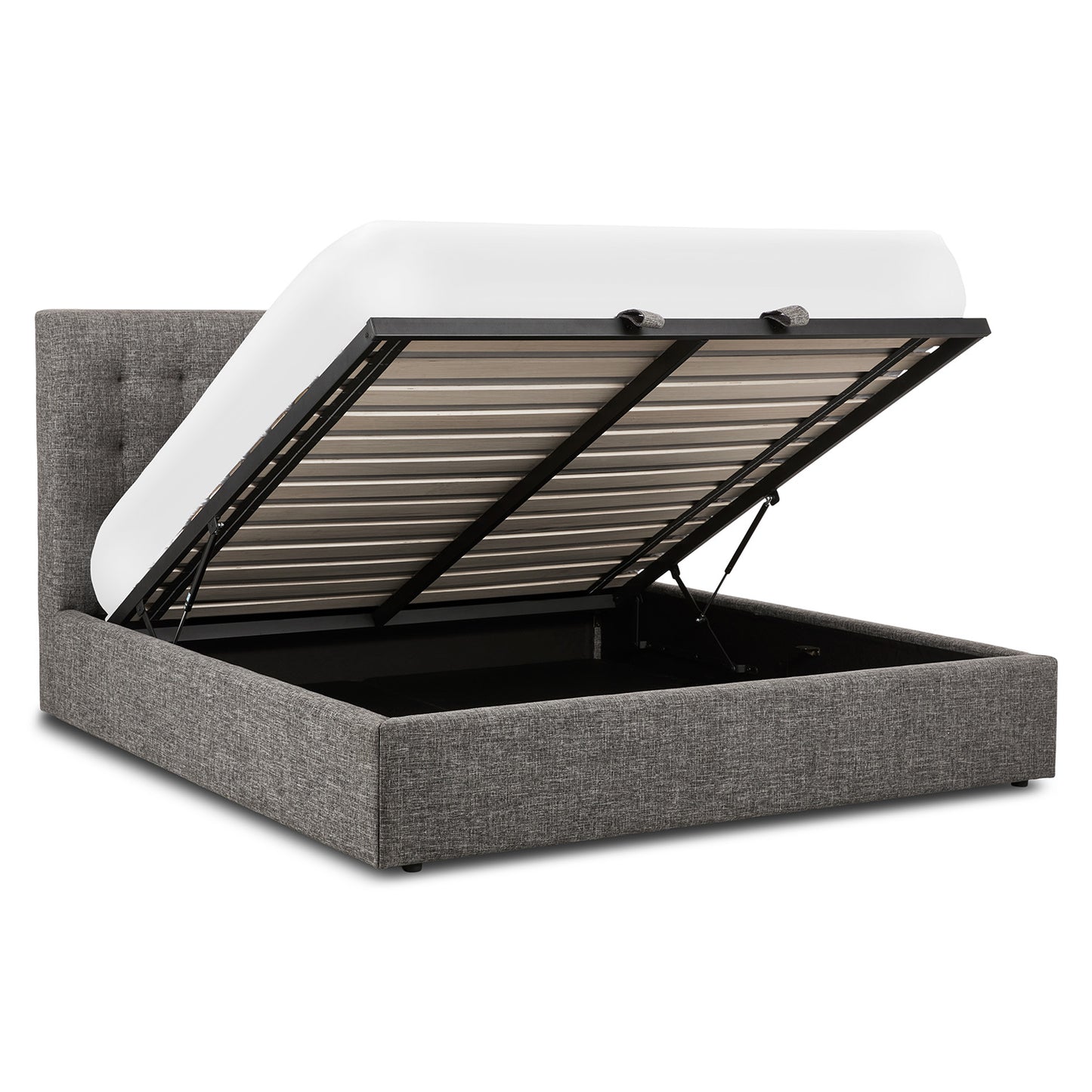 Sven Briar Gray King Storage Bed