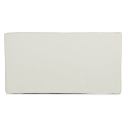 Saba Boulevard White King Slipcover Bed